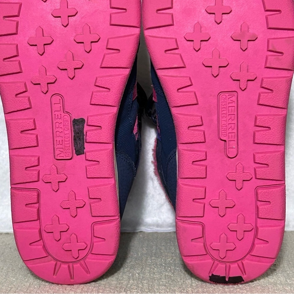Merrell Big Kids Blue Snow Crush 2 Waterproof 200g Warm Snow Winter Boots SZ 5M - Picture 10 of 12